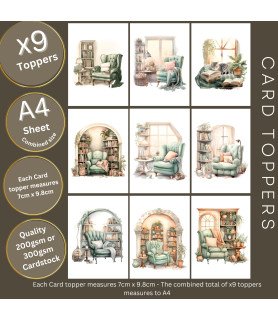Reading Nook Card Toppers