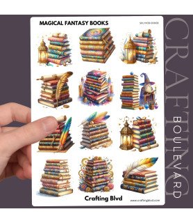 Magical Fantasy Books Stickers