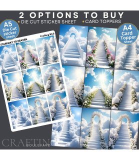 Stairway to Heaven #1 Stickers or Card Toppers