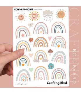Boho Rainbows #1 Stickers