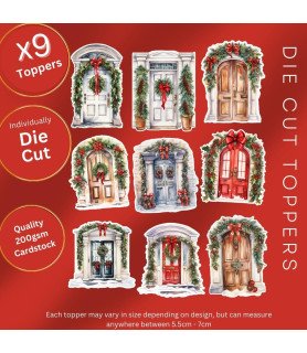 Christmas Doors Collection 2 Die Cut Toppers