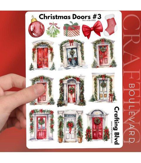 Christmas Doors Collection 3 Stickers