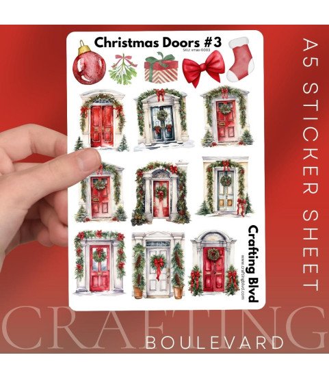 Christmas Doors Collection 3 Stickers