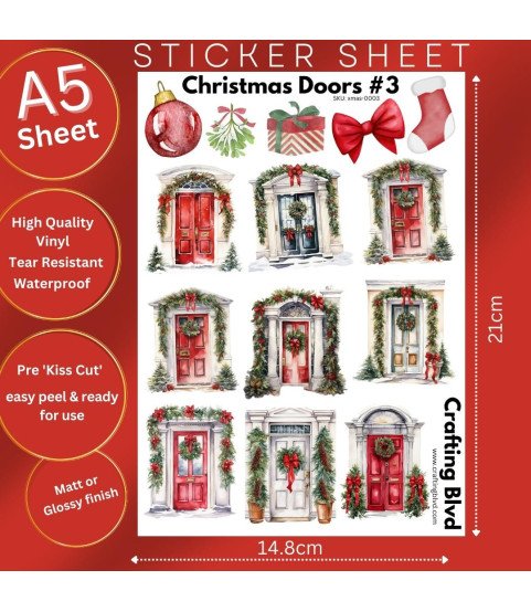 Christmas Doors Collection 3 Stickers