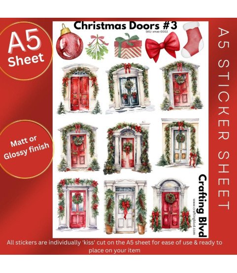 Christmas Doors Collection 3 Stickers
