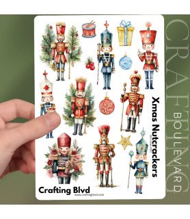 Christmas Nutcrackers Stickers