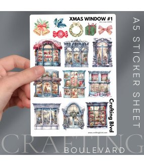 Christmas Windows #1 Stickers