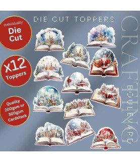 Christmas Storybooks Die Cut Toppers