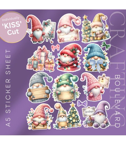 Christmas Gnomes Stickers