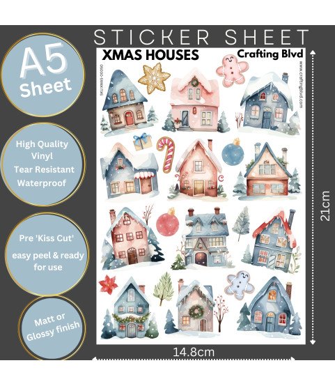 Christmas Houses #1 Stickers