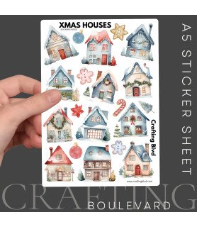 Christmas Houses #2 Stickers