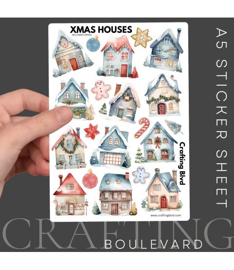 Christmas Houses #2 Stickers