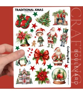 Traditional Christmas Stickers