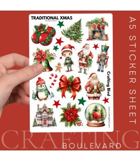 Traditional Christmas Stickers
