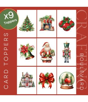 Traditional Christmas Card Toppers
