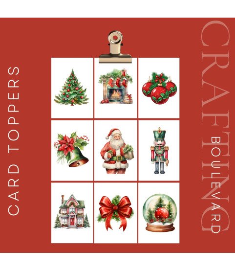Traditional Christmas Card Toppers
