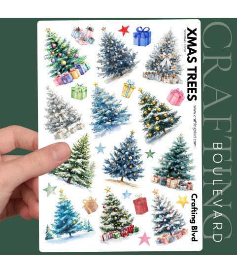 Christmas Trees Stickers