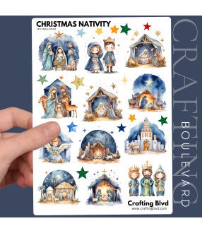 Christmas Nativity #1 Stickers