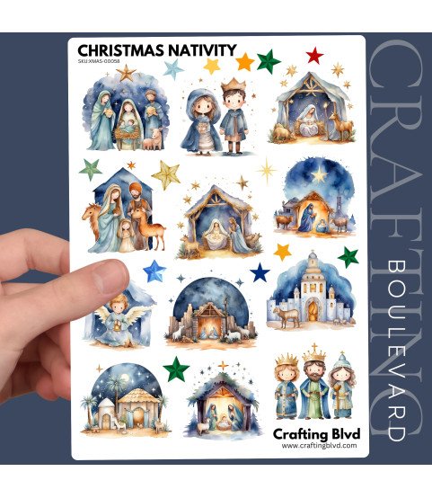 Christmas Nativity #1 Stickers