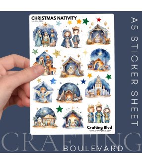 Christmas Nativity #1 Stickers