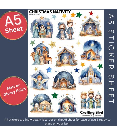 Christmas Nativity #1 Stickers