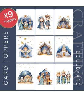 Christmas Nativity #1 Card Toppers