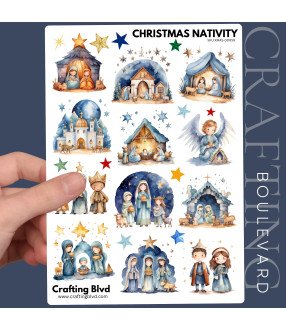 Christmas Nativity #2 Stickers