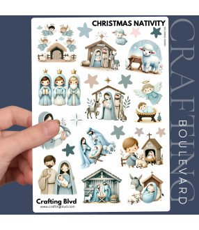 Christmas Nativity #3 Stickers