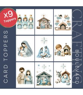 Christmas Nativity #3 Card Toppers