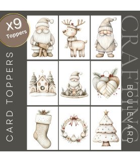 Nordic Christmas #2 Card Toppers