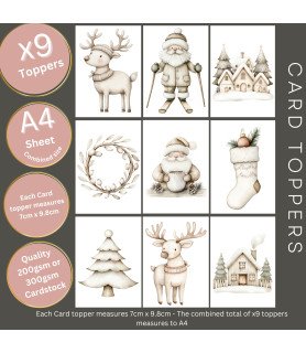 Nordic Christmas #2 Card Toppers